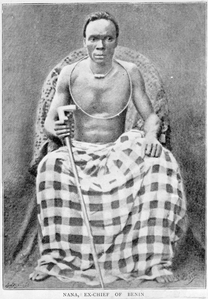 Detail of Photograph of Chief Nana Olomu by unknown