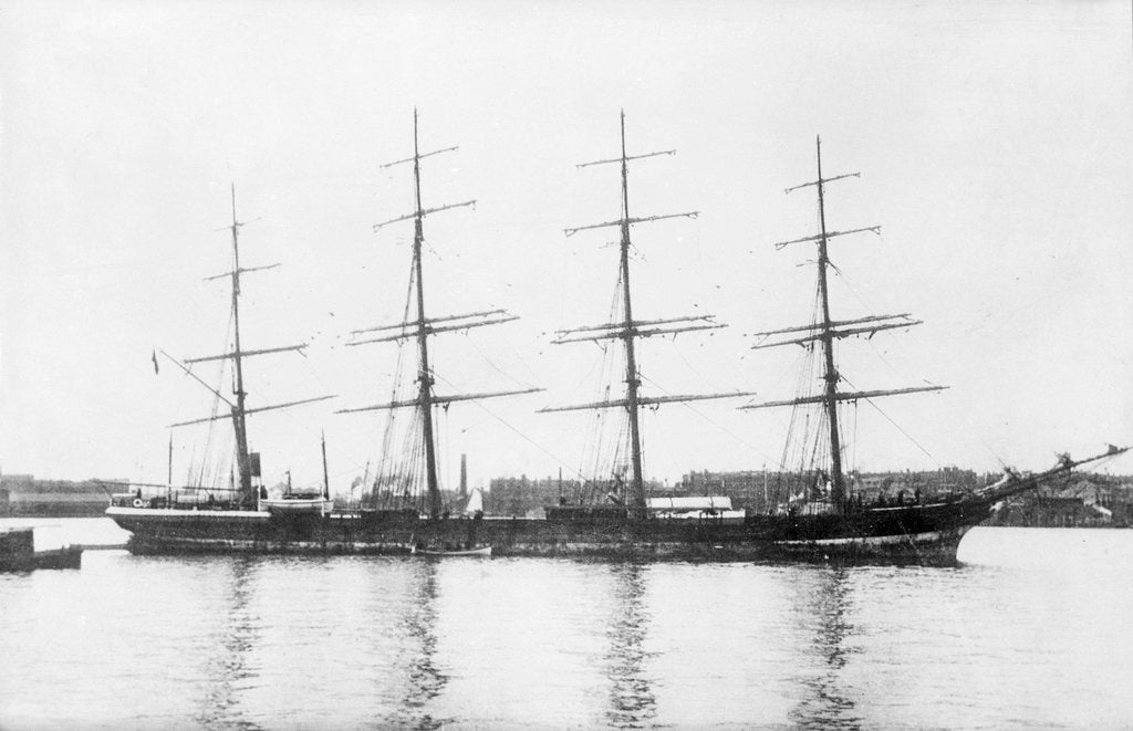 Detail of Photograph of Trafalgar built 1877 in port by unknown