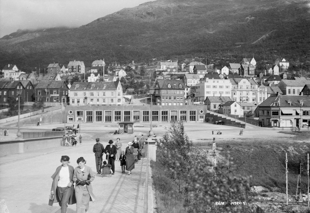 Detail of View of Narvik, Norway by unknown