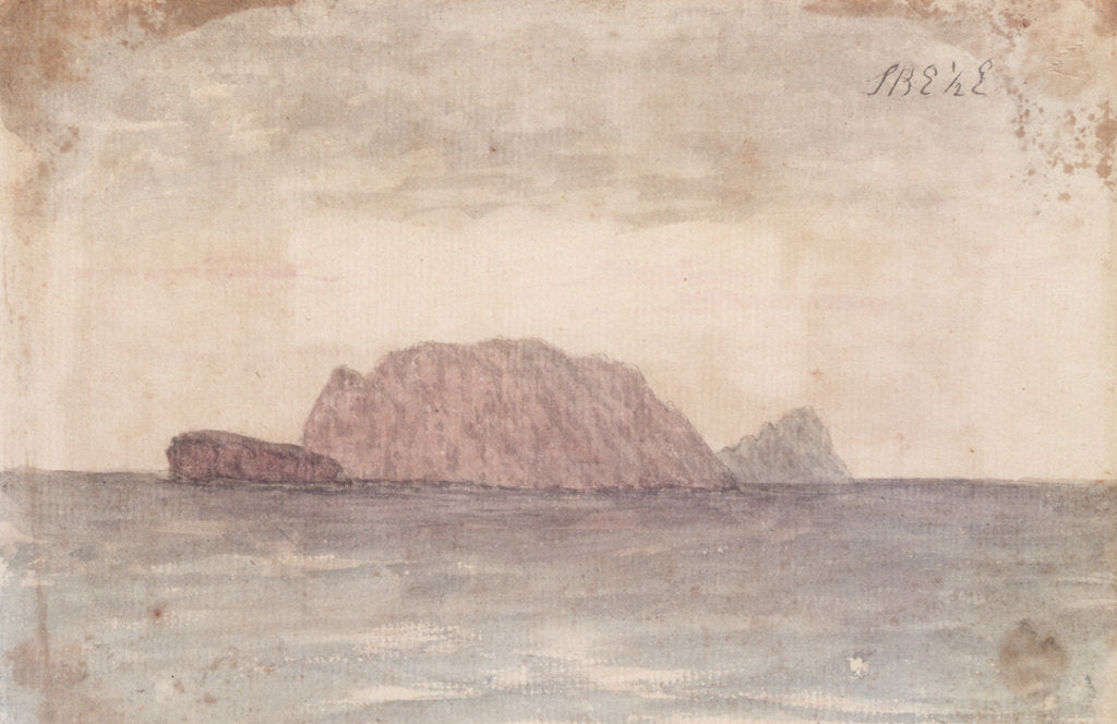 Detail of 'S by E 1/2 E' [a view of an island, from the Bray album] by Gabriel Bray