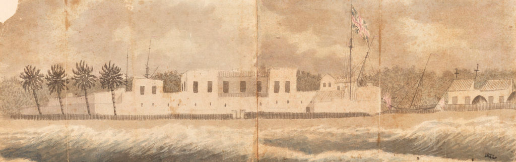 Detail of A View of the Fort at Senegal taken from the Road by Gabriel Bray