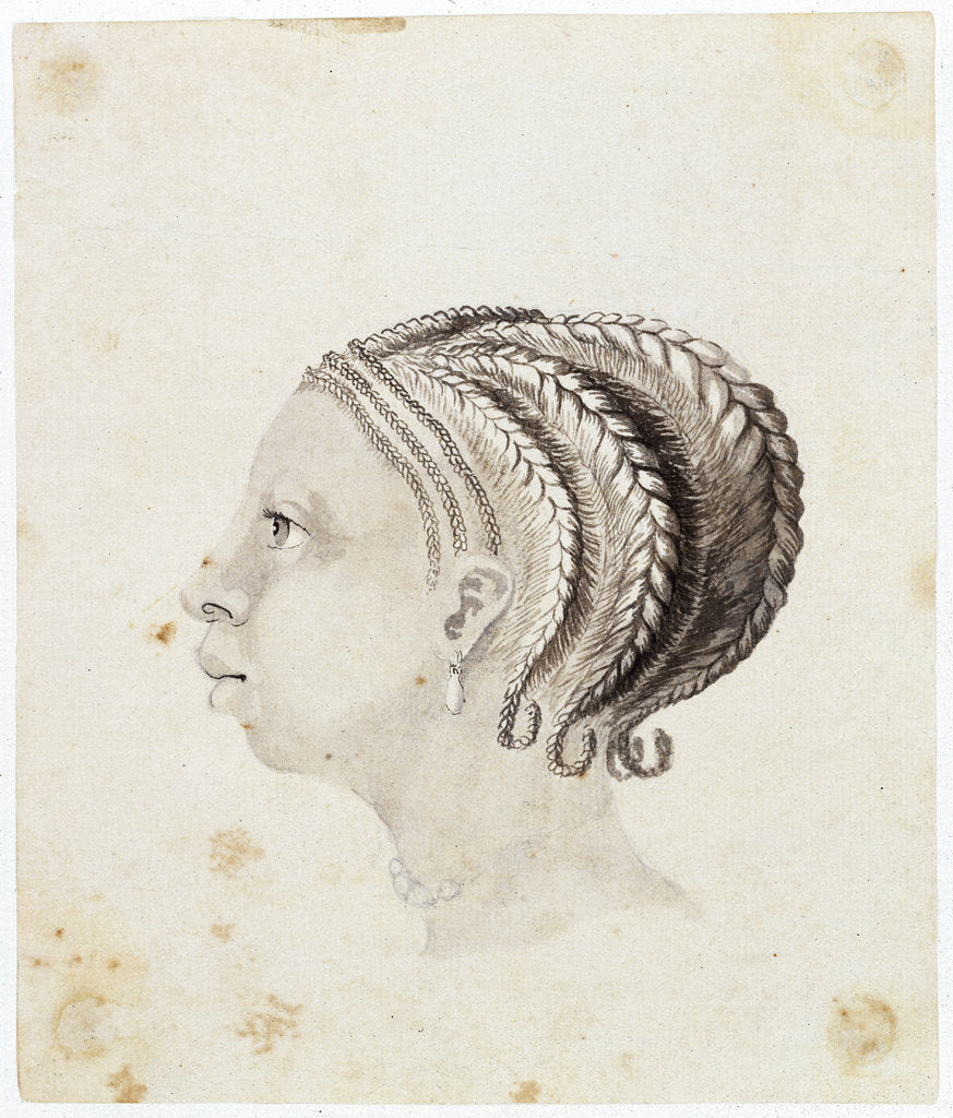 Detail of Head of a West African woman by Gabriel Bray