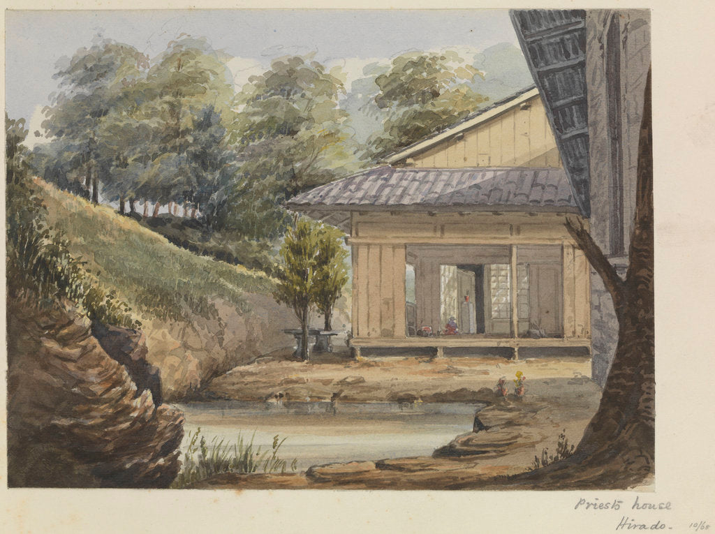Detail of 'Priest's house, Hirado' [Japan] by James Henry Butt