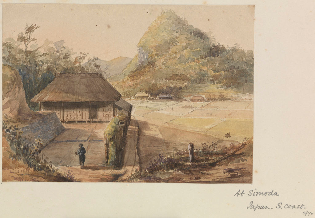 Detail of At Shimoda, south coast of Japan by James Henry Butt