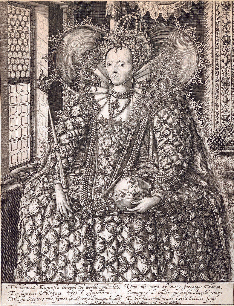Detail of Elizabeth I (1533-1603) by William Rogers