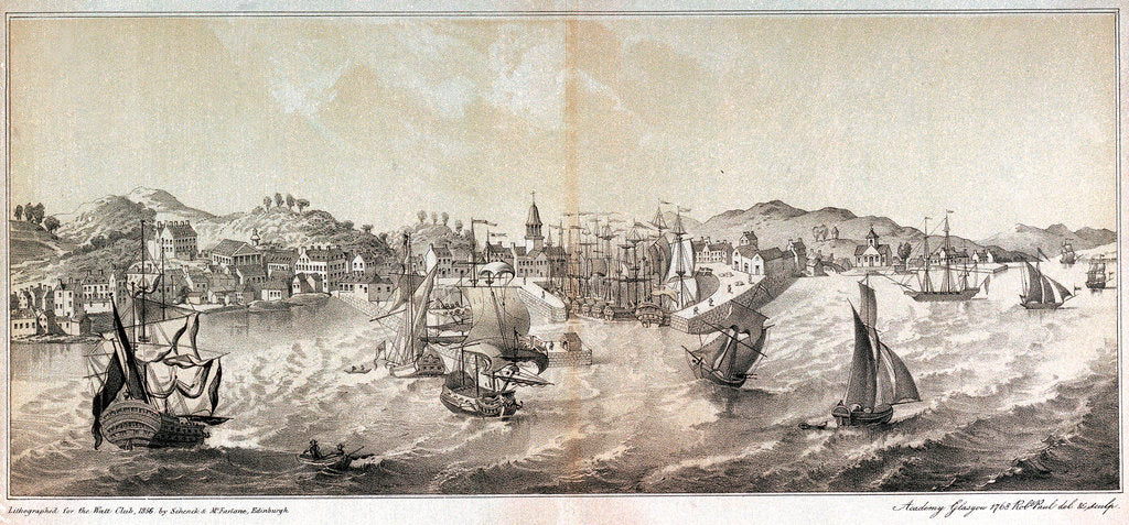 Detail of A view of Greenock 1768 by unknown