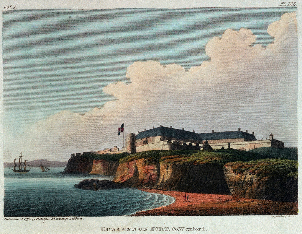 Detail of Duncannon Fort, Co. Wexford by James Newton