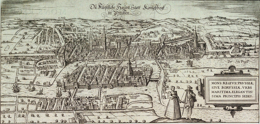 Detail of Konigsberg, Prussia by unknown