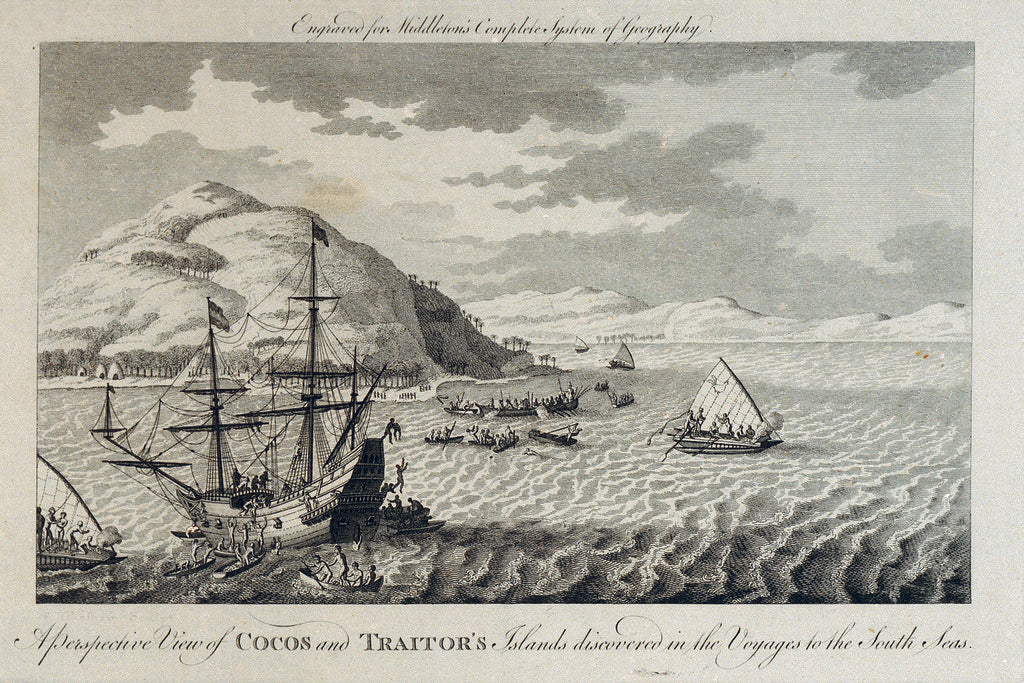 Detail of View of Cocos and Traitor's islands by Francis Chesham