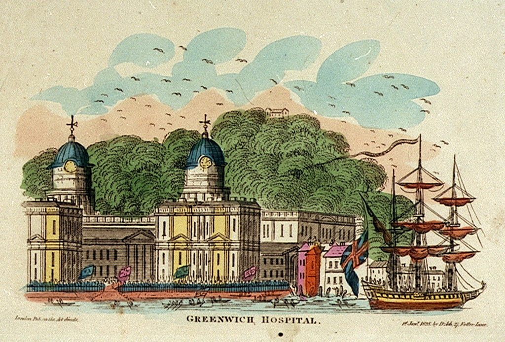 Detail of Greenwich Hospital by D. Ash
