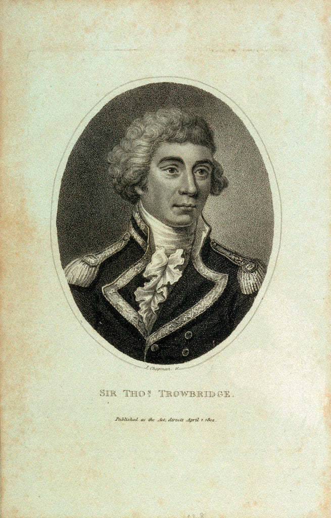 Detail of Sir Thomas Trowbridge by John Chapman