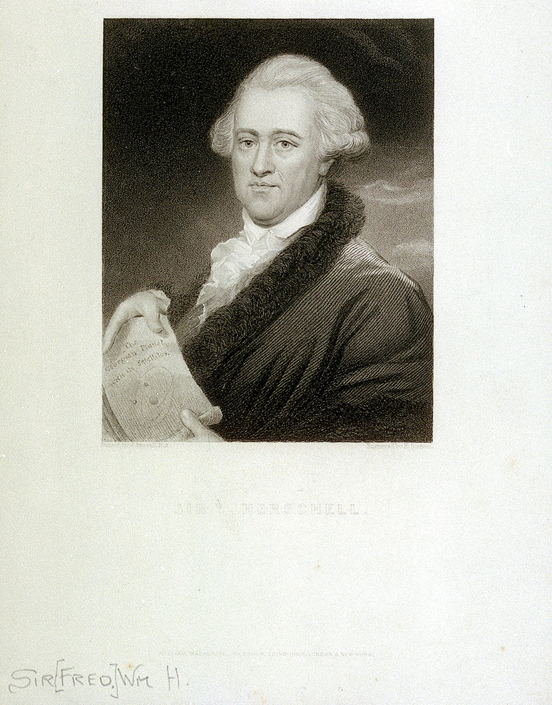 Detail of Sir W Herschell by John Russell
