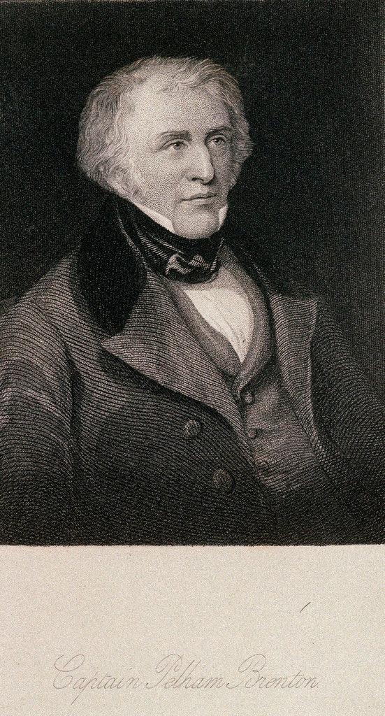 Detail of Captain Pelham Brenton by John Franklin