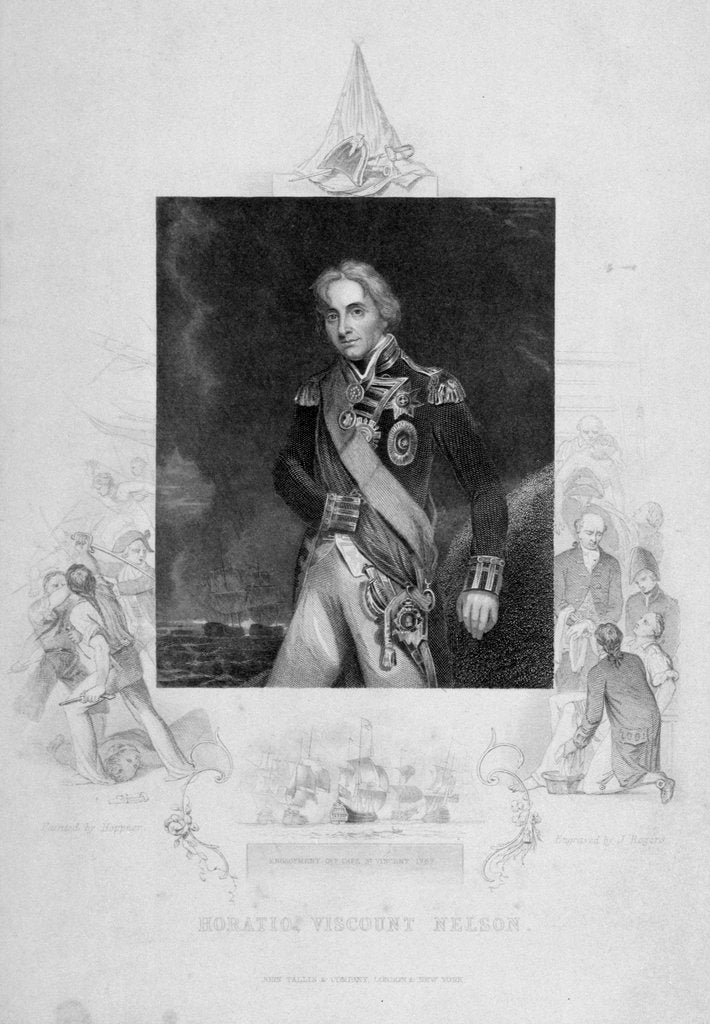 Detail of Horatio Nelson (1758-1805) by John Hoppner