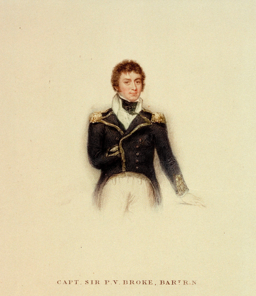 Detail of Captain P.V. Broke, Royal Navy by unknown