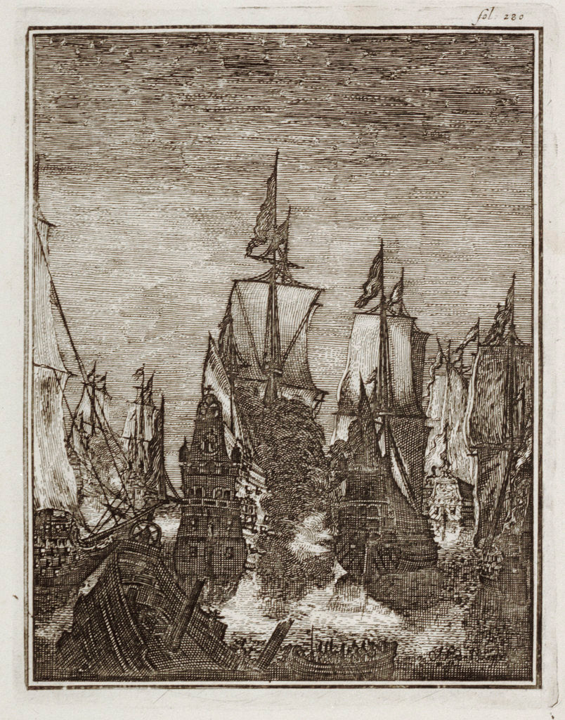 Detail of Battle of Callao, 17-18 July 1615 by H.P. de Brugge