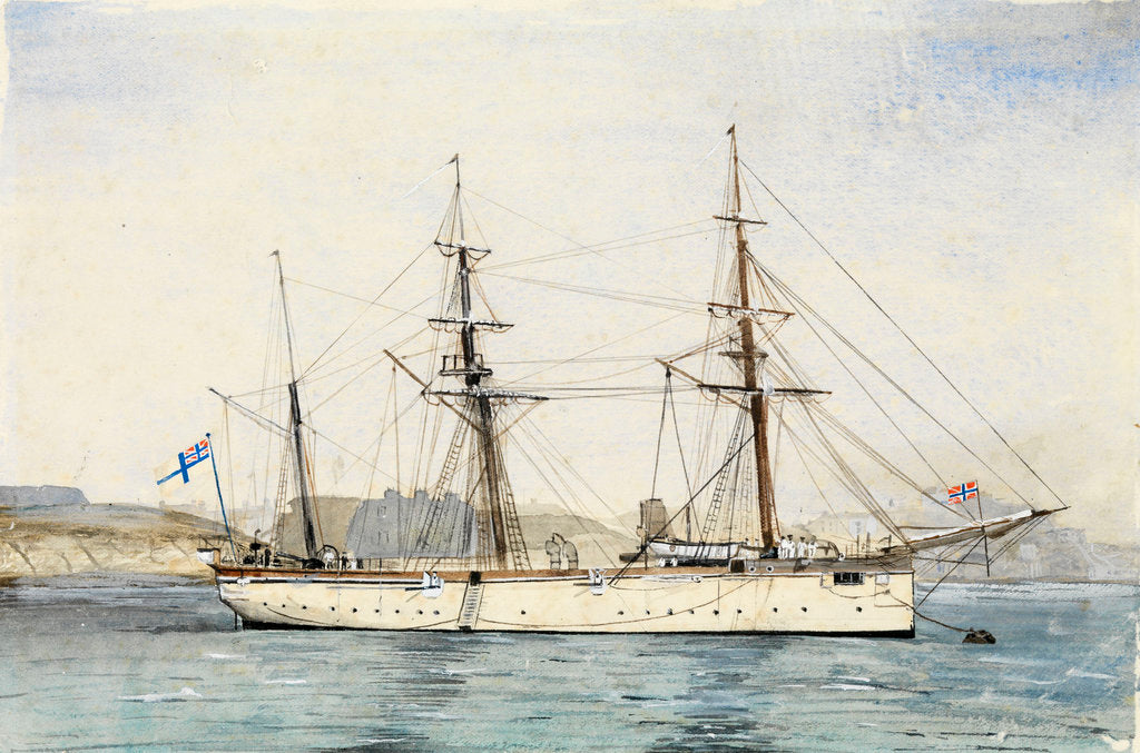 Detail of HMS' Mariner' (1884) by unknown