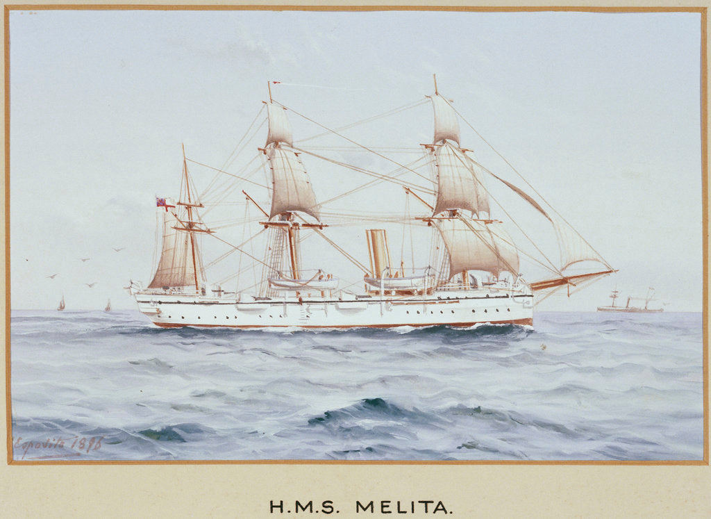 Detail of HMS 'Melita' by G. D'Esposito
