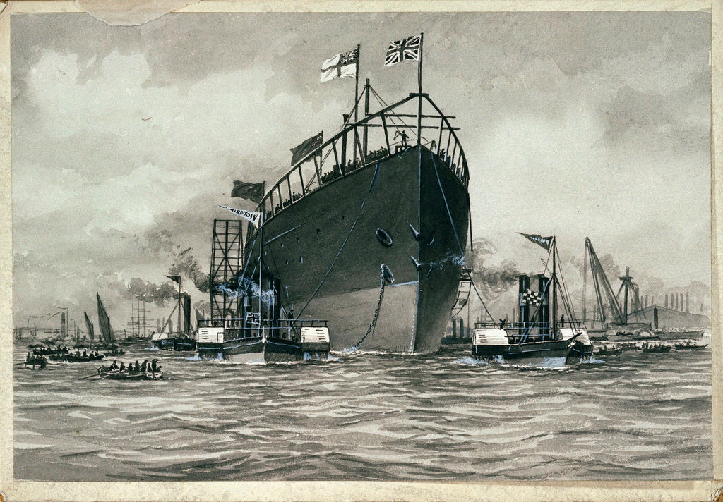 Detail of Launching of the 'Great Eastern' by unknown