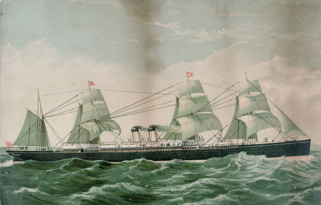 Detail of The 'Britannic' by unknown