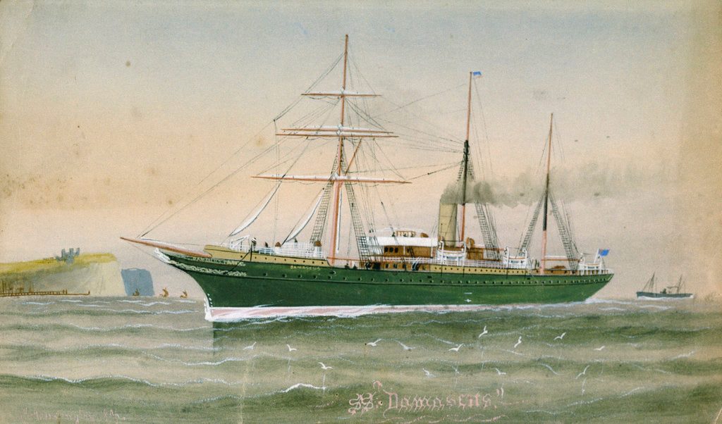 Detail of SS 'Damascus' by C. Kensington