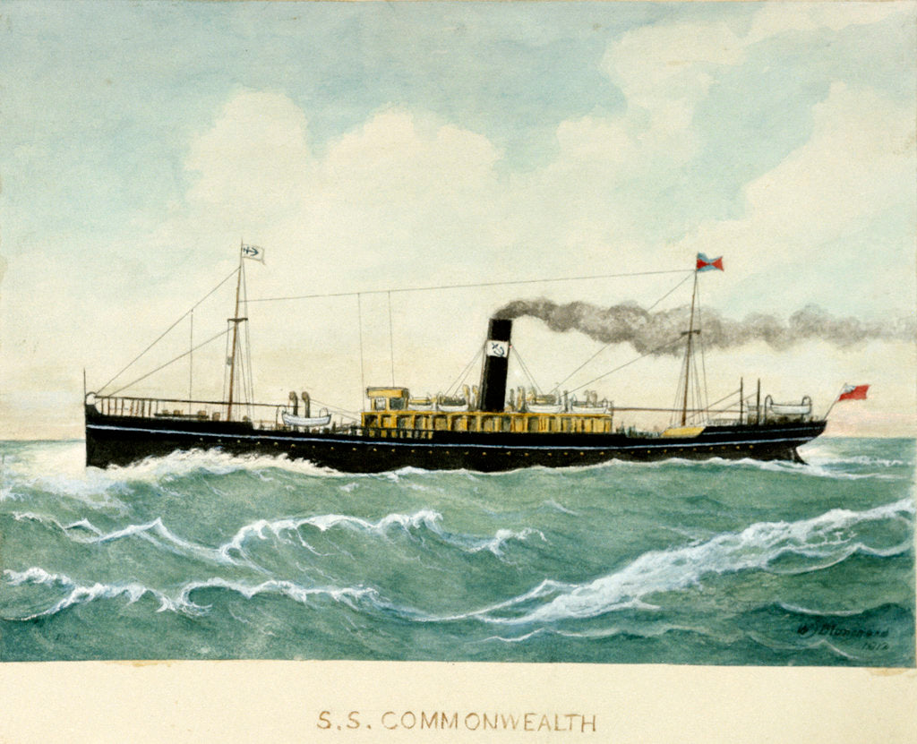 Detail of S.S. 'Commonwealth' by Blanchard