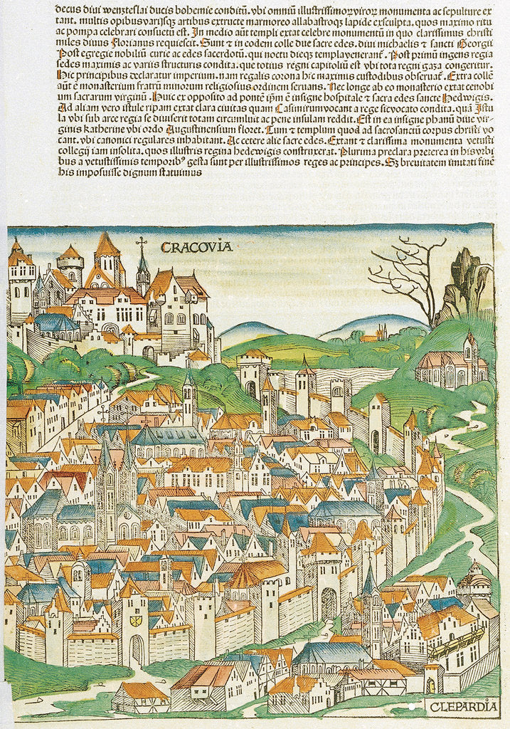 Detail of Page from 'The Nuremberg Chronicle' by Hartmann Schedel by unknown