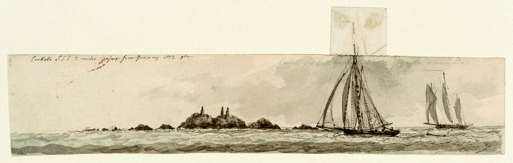 Detail of Caskets SSE two miles passage from Guernsey by Charles Gore