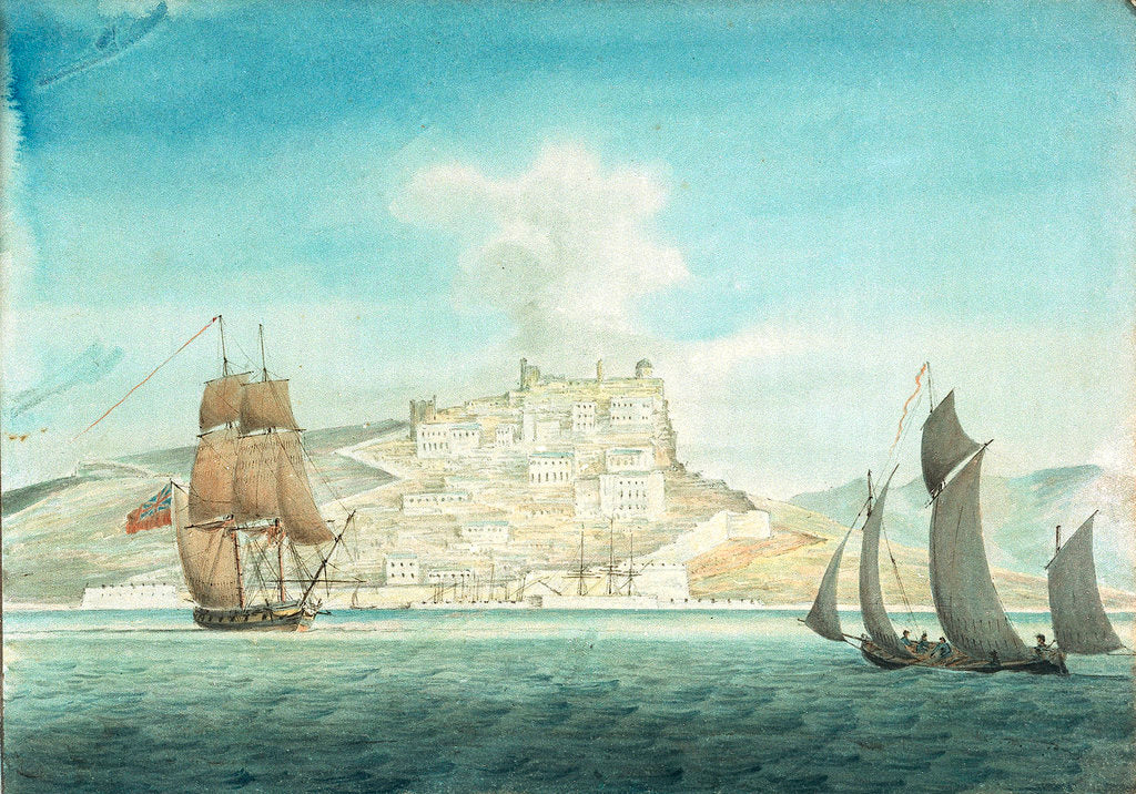 Detail of Cagliari, Sardinia by William Innes Pocock