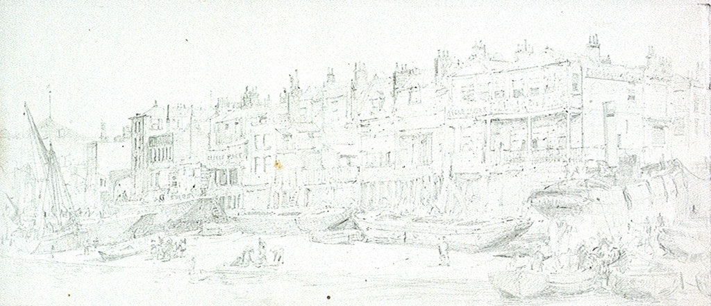 Detail of Old Limehouse by William Lionel Wyllie