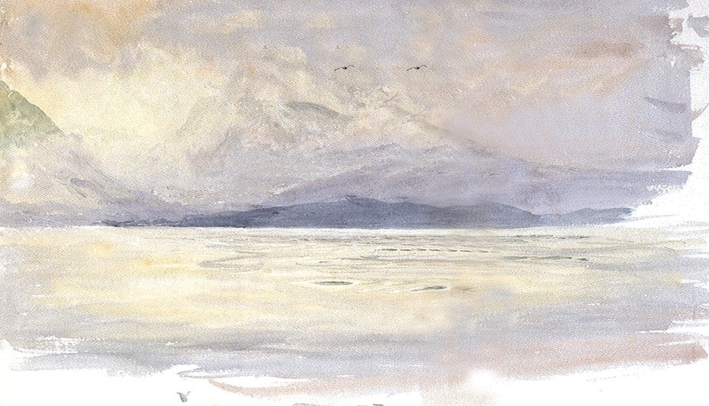 Detail of The Island of Arran, Scotland by William Lionel Wyllie