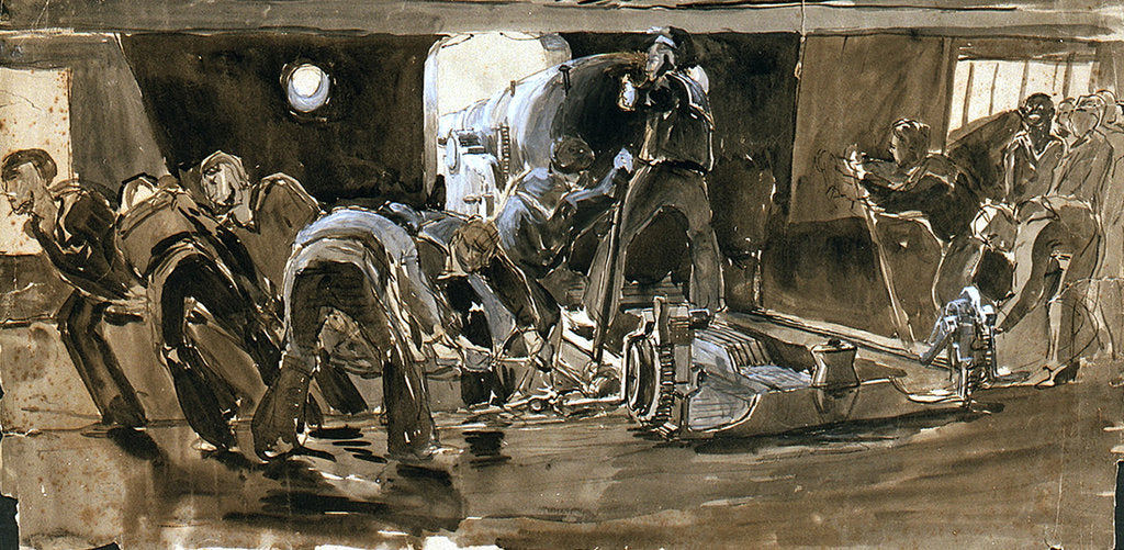 Detail of Guns Crew at Work by William Lionel Wyllie