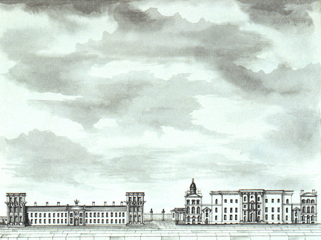 Detail of View of the Royal Hospital, Greenwich by John Charnock