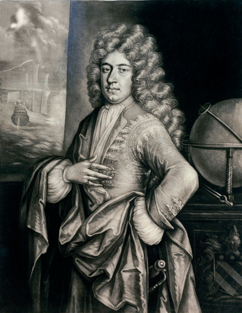 Detail of Matthew, First Baron Aylmer (1658-1720) by unknown