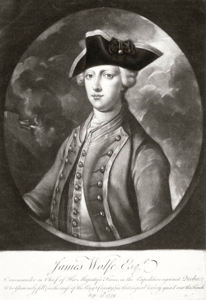 Detail of Commander James Wolfe by unknown