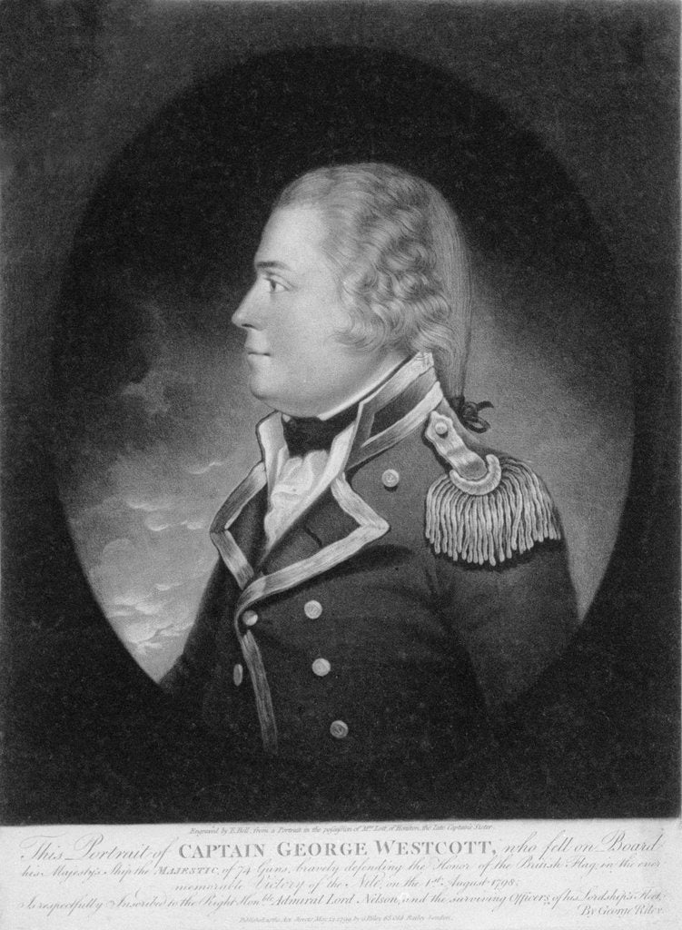 Detail of Captain George Westcott by E. Bell