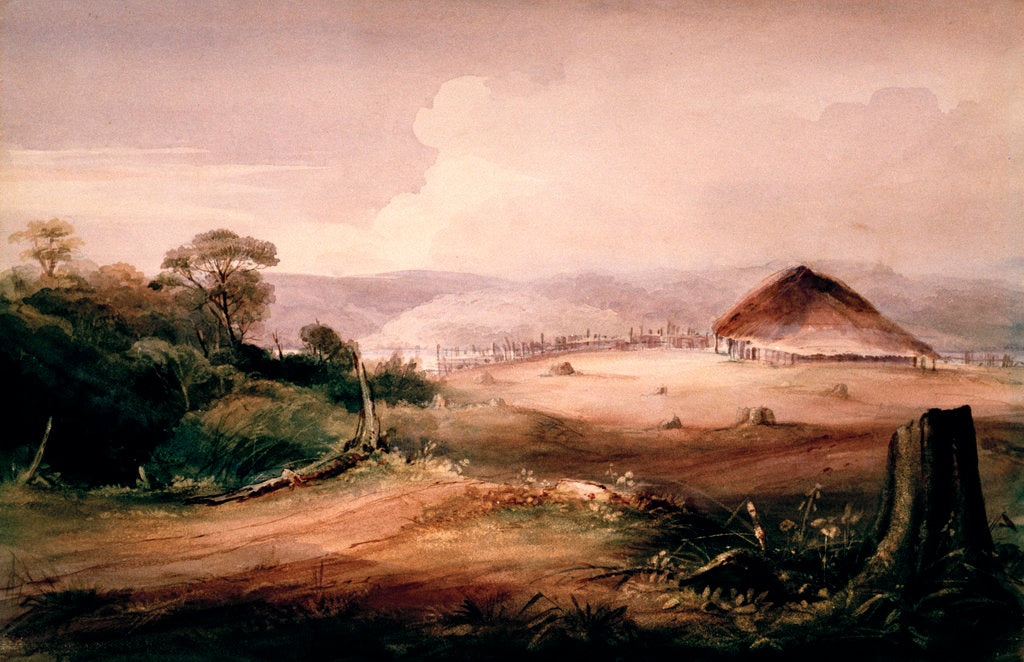 Detail of The island of Chiloe by Conrad Martens
