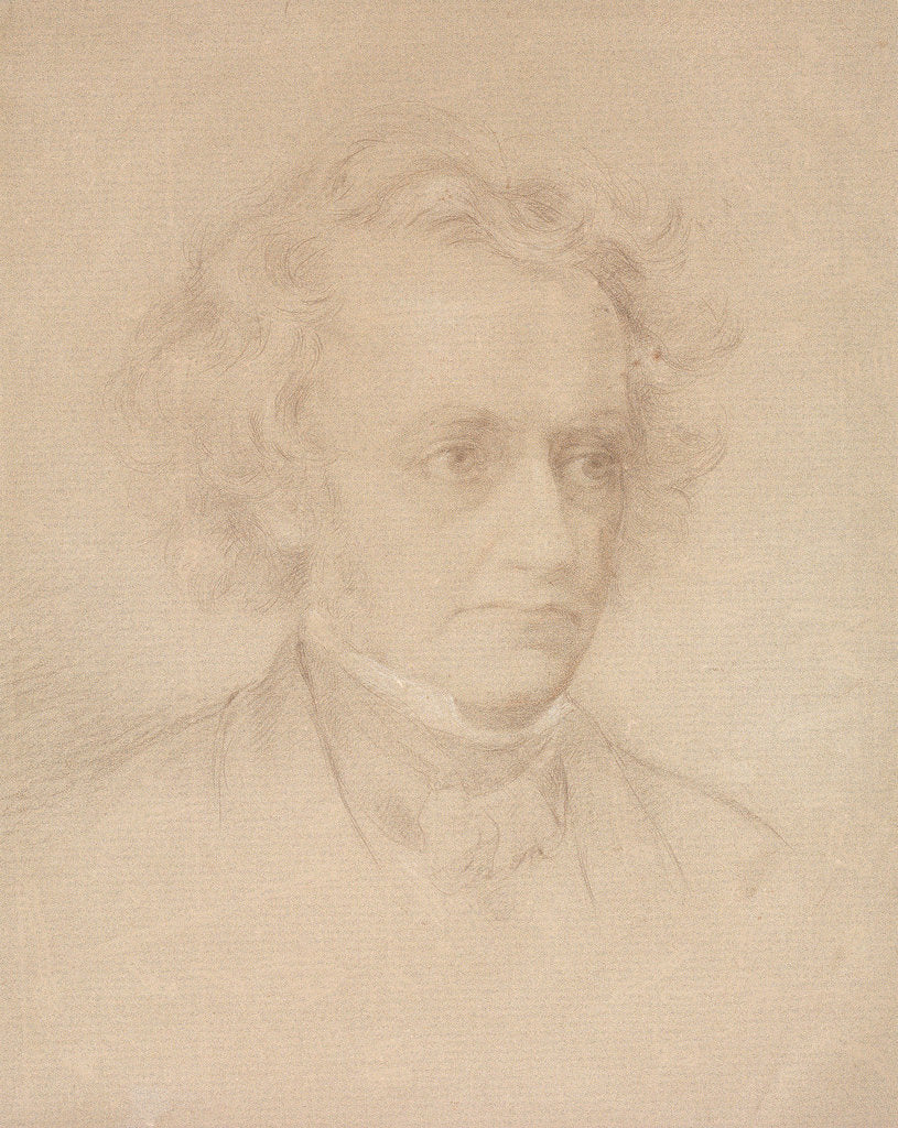 Detail of J.F.W. Herschel by Margaret Louisa Herschel