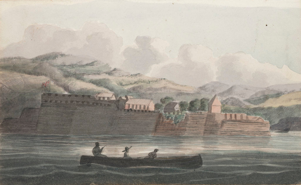 Detail of Fort Edward, Martinique by Edward Pelham Brenton