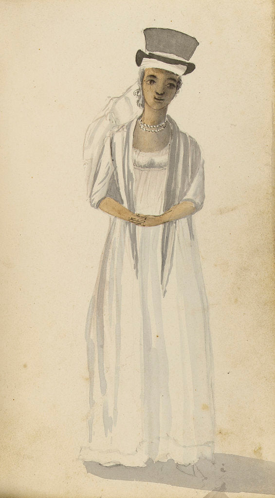 Detail of Portrait of a West Indian lady by Edward Pelham Brenton