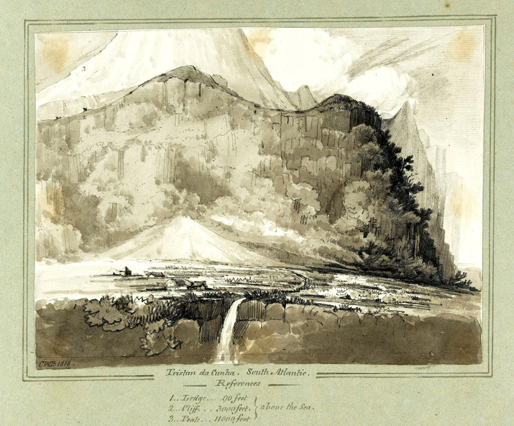 Detail of Tristan da Cunha South Atlantic by C. W. Browne