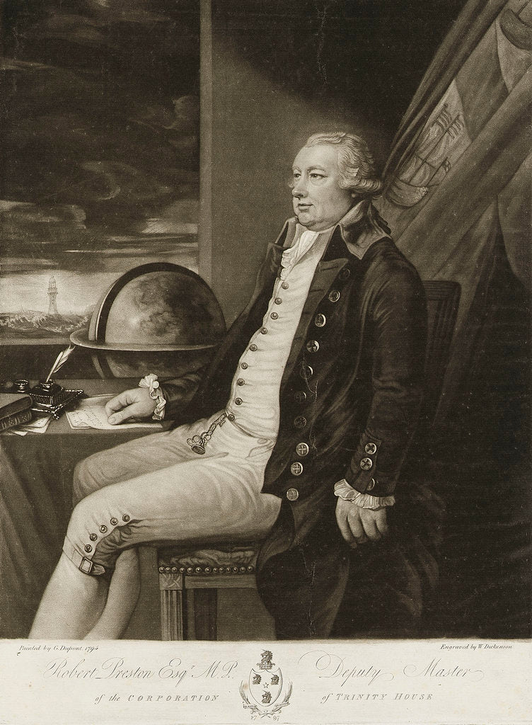 Detail of Robert Preston (1740-1834) by Gainsborough Dupont