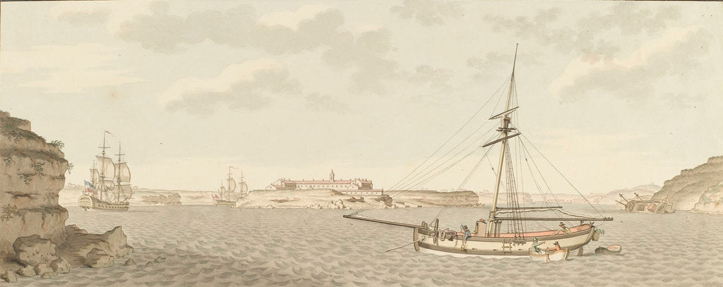 Detail of Port Mahon, & the Hospital Island by unknown