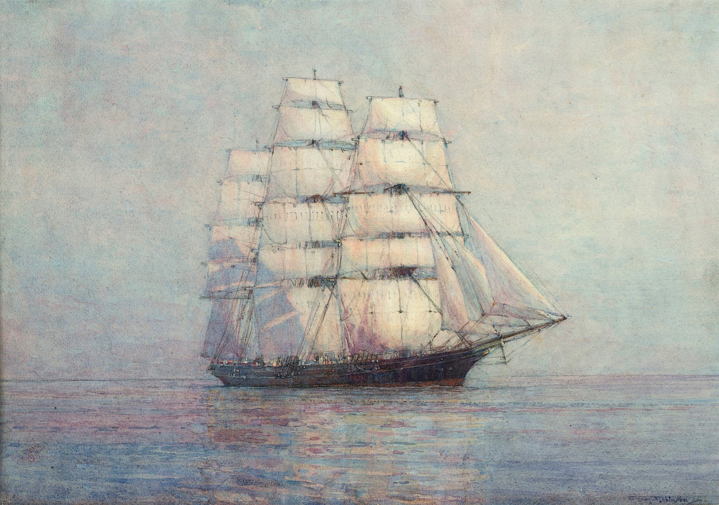 Detail of 'Cutty Sark' (1869) by Gregory Robinson