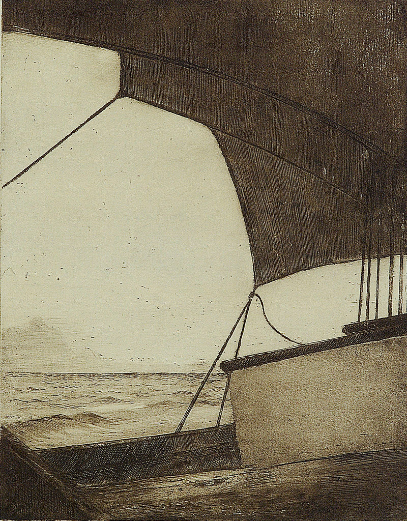 Detail of Part of deck and sail by John Everett