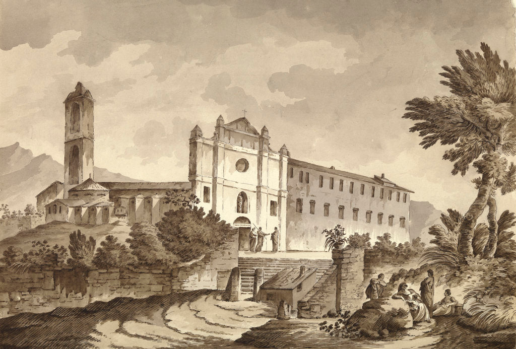 Detail of Convent near Bastia, Corsica by unknown