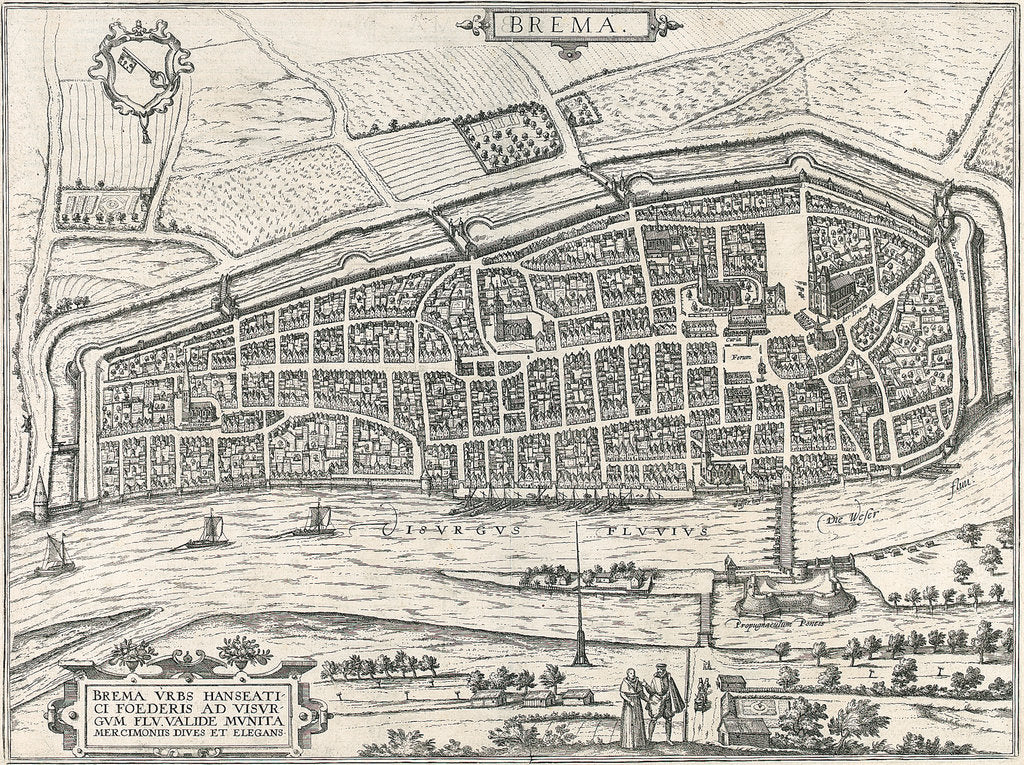Detail of View of Bremen by unknown