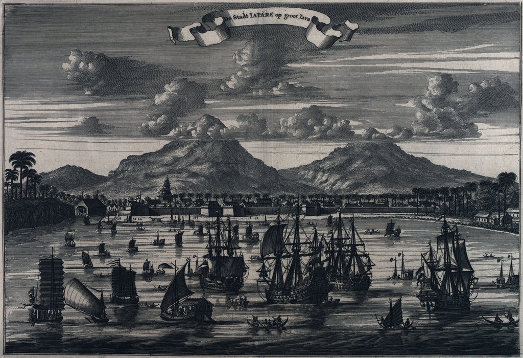 Detail of The city of Japare near Samarang by unknown