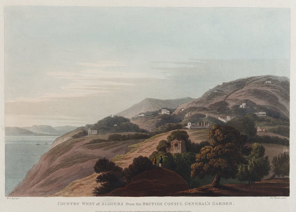 Detail of Country west of Algiers from the British Consul General's garden by W. G.