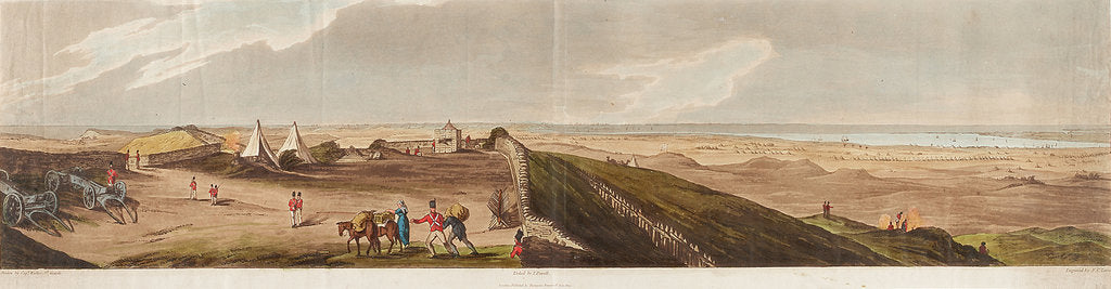 Detail of Transporting supplies, Alexandria, circa 1804 by Walke